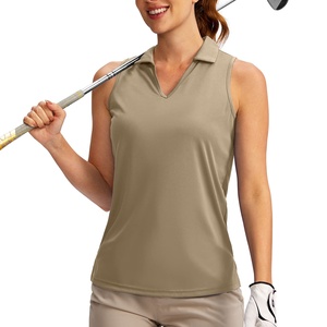 Camisetas de Golf para Niñas, Camisetas sin Mangas con Cuello en V para Tenis, Ropa Deportiva de Nailon/Cachemira con Cuello para Adultos - Product Image 3