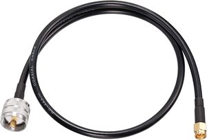 Hot Wlaniot SMA - PL259 アダプター ケーブル SMA オス - UHF オス <span class=keywords><strong>PL</strong></span>-259 同軸ジャンパー ケーブル (2 フィート RG58) - Product Image 2