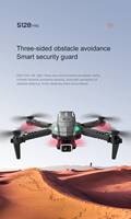 S128 Drone d'évitement d'obstacles à 3 faces double caméra photographie aérienne haute définition Mini avion télécommandé à altitude fixe