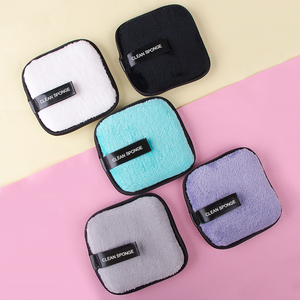 Tampons démaquillants lavables avec tube 2025 quantité minimale de commande bas Tampons en tissu pour le visage en <span class=keywords><strong>coton</strong></span> biologique bambus arc-en-ciel en forme de logo personnalisé - Product Image 6