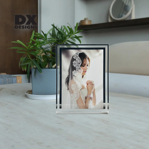 Cadre <span class=keywords><strong>photo</strong></span> en <span class=keywords><strong>verre</strong></span> DX Designs avec support réglable pour affichage portrait ou paysage, compatible avec diverses tailles <span class=keywords><strong>de</strong></span> photos - Product Image 6