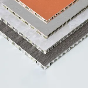 Material de alumínio composto para a construção do painel de favo de mel de alumínio 3 mm a 15 mm painéis de parede compostos de alumínio