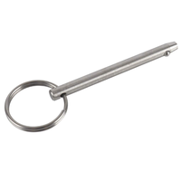 4 pièces en acier inoxydable Diamètre 1/4 "Longueur utilisable 1-1/2" Longueur hors tout 2 "Bimini Top Pin Marine Hardware Quick Release Pin