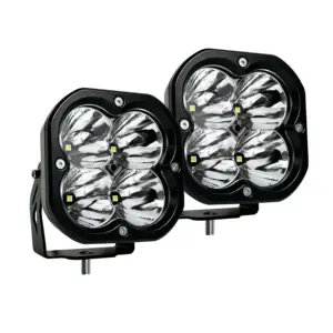 N2 dikdörtgen sıcak satış Cree-LED cips sürüş çalışma ışığı IP68 Pod ışık oto araba, Offroad araç, SUV, kamyon, tekne.