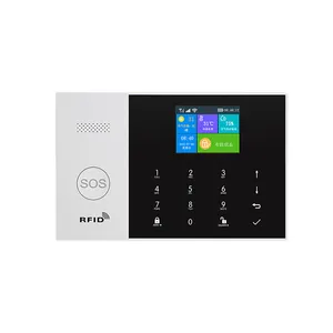 Sistema de seguridad con control remoto Panel LCD inteligente WIFI Alarma para el hogar