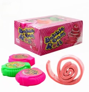 Bonbons à mâcher en forme de boule multicolores à saveur fruitée et sucrée, enroulés, grands et ronds, <span class=keywords><strong>6g</strong></span>, boîte de bonbons - Product Image 1