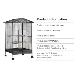 Jaula <span class=keywords><strong>para</strong></span> Pájaros, Jaula <span class=keywords><strong>para</strong></span> Loros Personalizable, Jaula Pequeña <span class=keywords><strong>para</strong></span> Pájaros, Jaulas <span class=keywords><strong>para</strong></span> Pájaros con Necesidades Personalizadas, Jaula de Cría de Aves - Product Image 2