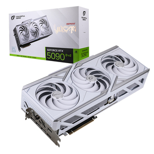 2025 New Colorful IGame GeForce RTX 5090 D V2 W OC 24GB GDDR7 GPU AI <b>Computing</b> White Graphics Card for Desktop Gaming - Product Image 1
