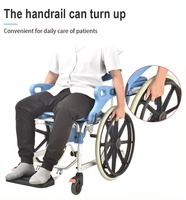 Silla Plegable con Inodoro para Residencias y Hospitales, Equipo de Rehabilitación para Cuidadores, Fabricante OEM