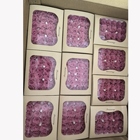 Têtes de roses éternelles en gros, naturelles et séchées, de qualité A (1-2 cm), pour mariage et DIY