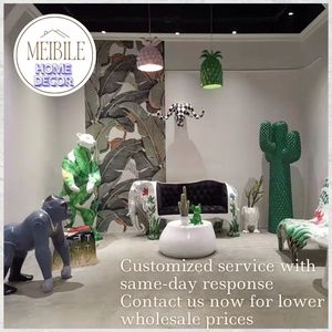 Espace commercial créatif Marchandisage visuel Éléphant de dessin animé mignon <span class=keywords><strong>Sculpture</strong></span> en fibre de verre Vitrine Pièce maîtresse Animal - Product Image 4