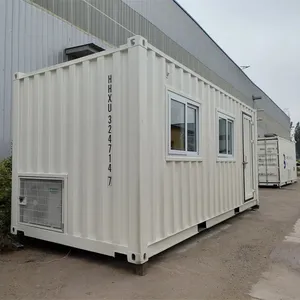 Verkopen Zonne-Energie Bedrijfscontainer Huis Container Groot Restaurant Dubbeldek Prefab Container Huis Met Tafel En Ac Apparatuur