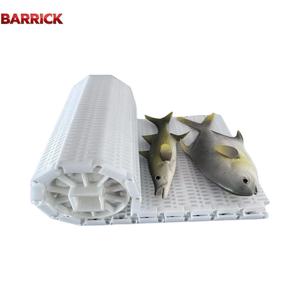 Barrick <span class=keywords><strong>400</strong></span> vierkante grid transportband, modulaire kunststof transportband, vlakke mesh PP transportband voor vleesverwerking - Product Image 4