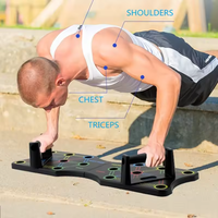 Planche de musculation multifonctionnelle 9 en 1 en néoprène respirant, équipement de fitness pour la maison