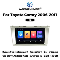 Navifly Android Car Stereo Écran tactile intégré Car-play Auto X1 X2 pour Toyota Camry OldSupport BT DSP GPS WIFI