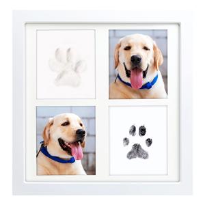 कारखाने थोक नई माँ और नवजात शिशु के लिए उपहार लकड़ी के बच्चे के हाथ और पदचिह्न मिट्टी के लिए चित्र फ्रेम - Product Image 2