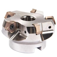Tête de fraisage CNC à épaulettes MFPN66 pour coupe lourde, fraiseuse index MFPN et tour à Insert en carbure PNMU