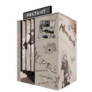 ID passeport Photo stand extérieur rue tente Photobooth boîte/Photobooth <span class=keywords><strong>prix</strong></span>/<span class=keywords><strong>Selfie</strong></span> stand Photobooth - Product Image 4