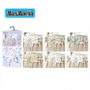 Tovaglia Impermeabile in Poliestere all'Ingrosso 140x180CM, 6 Disegni Floreali Misti, Misura 120 Pollici, Motivo Stampato Non Tessuto per Hotel - Product Image 1