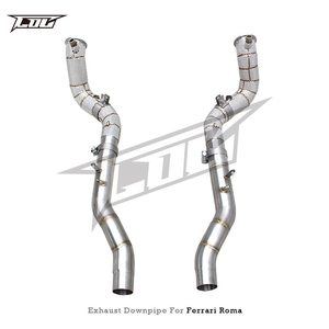 Tuberías de <span class=keywords><strong>Escape</strong></span> de Flujo <span class=keywords><strong>Libre</strong></span> de Acero Inoxidable Boska para Ferrari Roma V8 3.9T 2020+ Street Car con Sistema de <span class=keywords><strong>Escape</strong></span> con Protección Térmica - Product Image 6