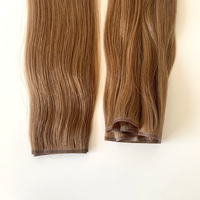 Extensions de cheveux humains vierges de luxe 100% naturels, cheveux européens, tissage invisible en PU, double épaisseur, qualité 9A-12A