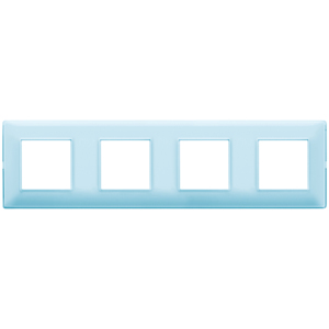 8M Plate 34mm 8mm Height 0.9mm Thickness Wall <b>Switch</b> Cover Reflex Water Blue - Product Image 1