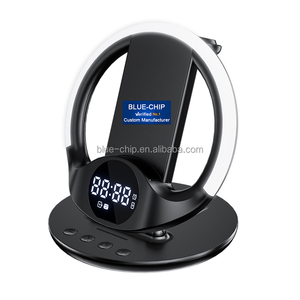 Station de charge sans fil multifonction pliable <span class=keywords><strong>7</strong></span> en 1, 15W, réveil, chargeur sans fil pour Samsung, <span class=keywords><strong>iPhone</strong></span>, téléphone, montre - Product Image 1