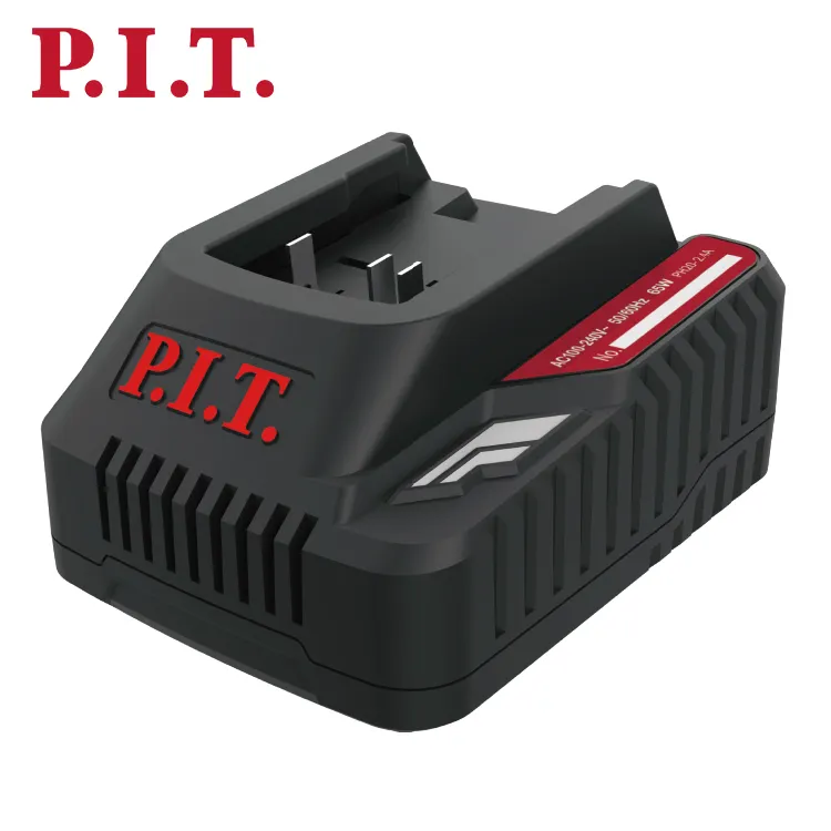 Adaptateur de remplacement à charge rapide compatible avec P.I.T. Kit d'outils électriques sans fil 20V Chargeur de batterie au lithium