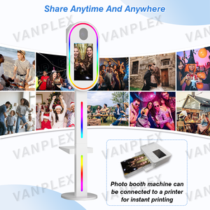 Photobooth portable DSLR 2026 avec parapluie ovale, écran tactile, machine de photomaton <span class=keywords><strong>pour</strong></span> selfies, affichage haute résolution <span class=keywords><strong>pour</strong></span> événements - Product Image 4