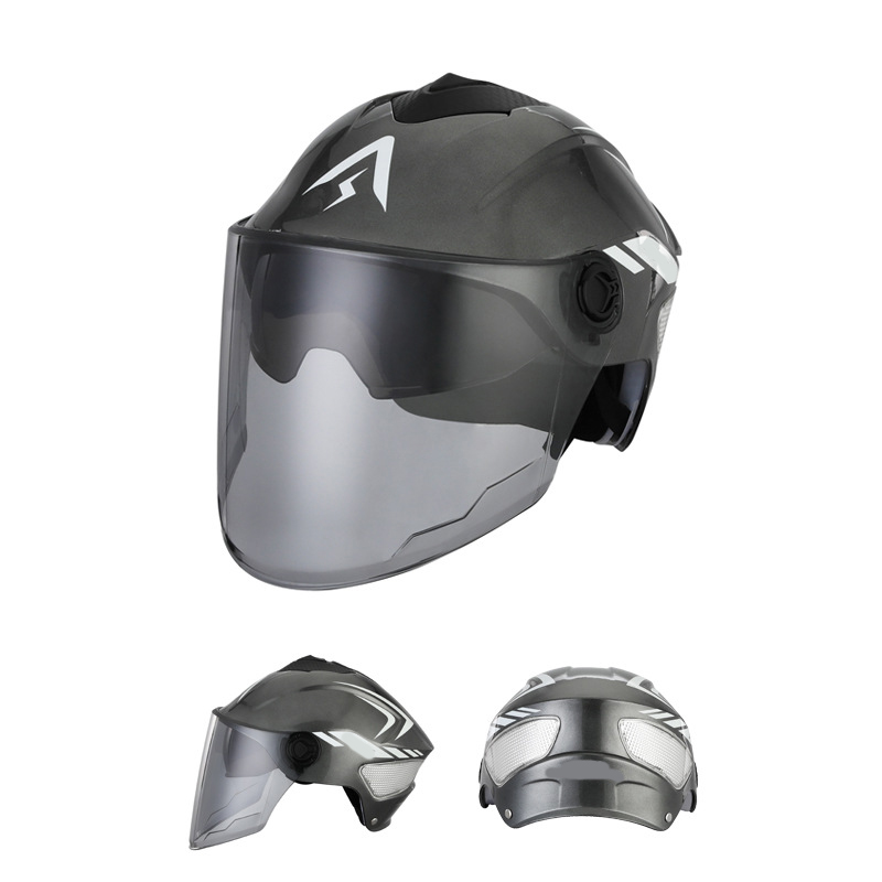 Пользовательский полулицевой шлем бейсбольный шлем светодиодная подставка для мотоциклетного шлема