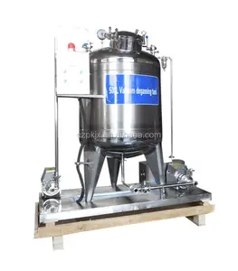 Vacuum deaerator, degassing machine for juice/water/drink