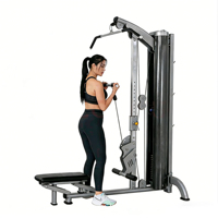 Machine professionnelle de musculation en acier pour salle de sport, équipement commercial de tirage vertical à câble