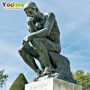 <span class=keywords><strong>Escultura</strong></span> <span class=keywords><strong>de</strong></span> bronce para Thinker, <span class=keywords><strong>de</strong></span> tamaño real, famoso Rodin Works - Product Image 6