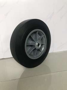 Vietnam 10" Wheel Solid Wheel Rubber Wheel Hand Truck Replacement Garden <b>Cart</b> Replacement Several Color Rim - Product Image 3