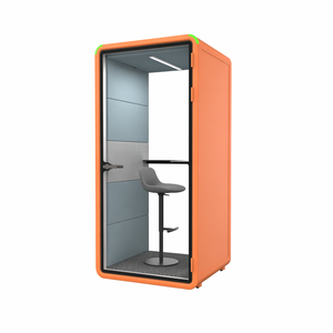 Cabina de oficina acústica portátil individual, cabina de trabajo silenciosa móvil, cabina de oficina pequeña ideal para espacios de trabajo compartidos - Product Image 3