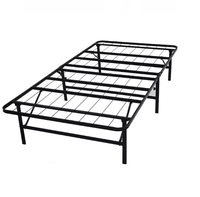 Cadre de lit queen-size pliable de luxe moderne, lit en métal de haute qualité démontable pour chambre à coucher ou hôtel