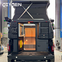 Camper pour camion, camping-car pop-up avec lit coulissant, plancher en plastique écologique, capacité de 2 personnes pour pick-up 4x4 à plateau