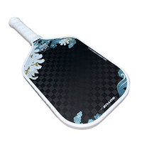 Pala de Pickleball Personalizada con Logotipo, de Fibra de Carbono T700, Núcleo de 14 mm, Raqueta de Pickleball para Entrenamiento