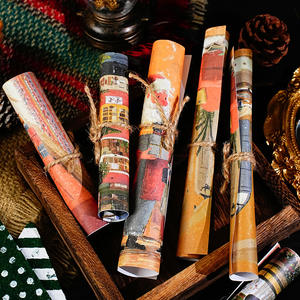 Paquete de 20 Hojas de Papel para Scrapbooking, Serie de Fechas Navideñas, Papel con Temática Navideña para Diario, Collage y Manualidades - Product Image 2