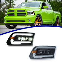 Ensemble de lampe de voiture DK Motion Factory 1500/RAM 2500/RAM 3500 phare classique 2019-2021 2009-2018/Ram 1500 phare pour Dodge Ram