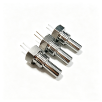 Sonde de température 100K, thermocouple fileté M10 en acier inoxydable de type K, avec boîtier en laiton