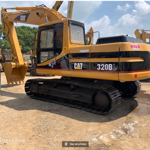 Excavadora usada CAT 320BL, oruga hidráulica original japonesa, excelente rendimiento en stock, gran oferta - Product Image 1