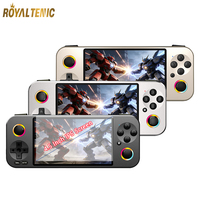 Console de jeu portable rétro en métal G36 avec écran IPS de 4,5 pouces, 15 000 jeux, éclairage RVB, lecteur de jeux vidéo de poche pour les joueurs haut de gamme