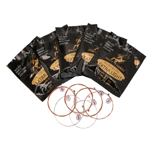 <span class=keywords><strong>Chitarra</strong></span> Acustica Swift Horse di Alta Qualità, 6 Corde, Calibro 010, Bronzo Rosso AGS-010-M, Logo Personalizzato, 20 Set/Scatola - Product Image 1
