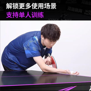 โต๊ะปิงปอง Double Fish ขนาด 25 มม. พับได้ พกพาสะดวก สำหรับฝึกซ้อมในร่ม - Product Image 4