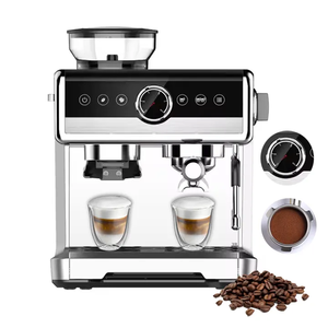 Machine à café expresso intelligente à commande de température, en acier inoxydable, du grain à la tasse, à une touche - Product Image 1
