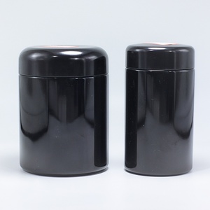 Tarro de almacenamiento ultravioleta de vidrio negro UV de 100ml, 200ml, 250ml, 500ml, 1000ml, tarro para cremas - Product Image 5