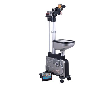 Máquina Lanza Pelotas de Tenis de Mesa V-989E, Automática, de Pie, para Entrenamiento en Interiores, Color Metálico, 23 kg, Enchufe Estadounidense - Product Image 2