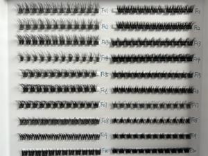 新品DIYラッシュキット手作り8-20mm個人クラスターシルクふわふわファン無まつげエクステンションフェイクミンク使用新デザインDIY - Product Image 4