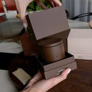 เทียนหอมเซรามิกดีไซน์ทันสมัยพร้อมฝาปิด คุณภาพพรีเมียม ใช้ซ้ำได้ ชุดกล่องเทียนหอม ขายดี - Product Image 1